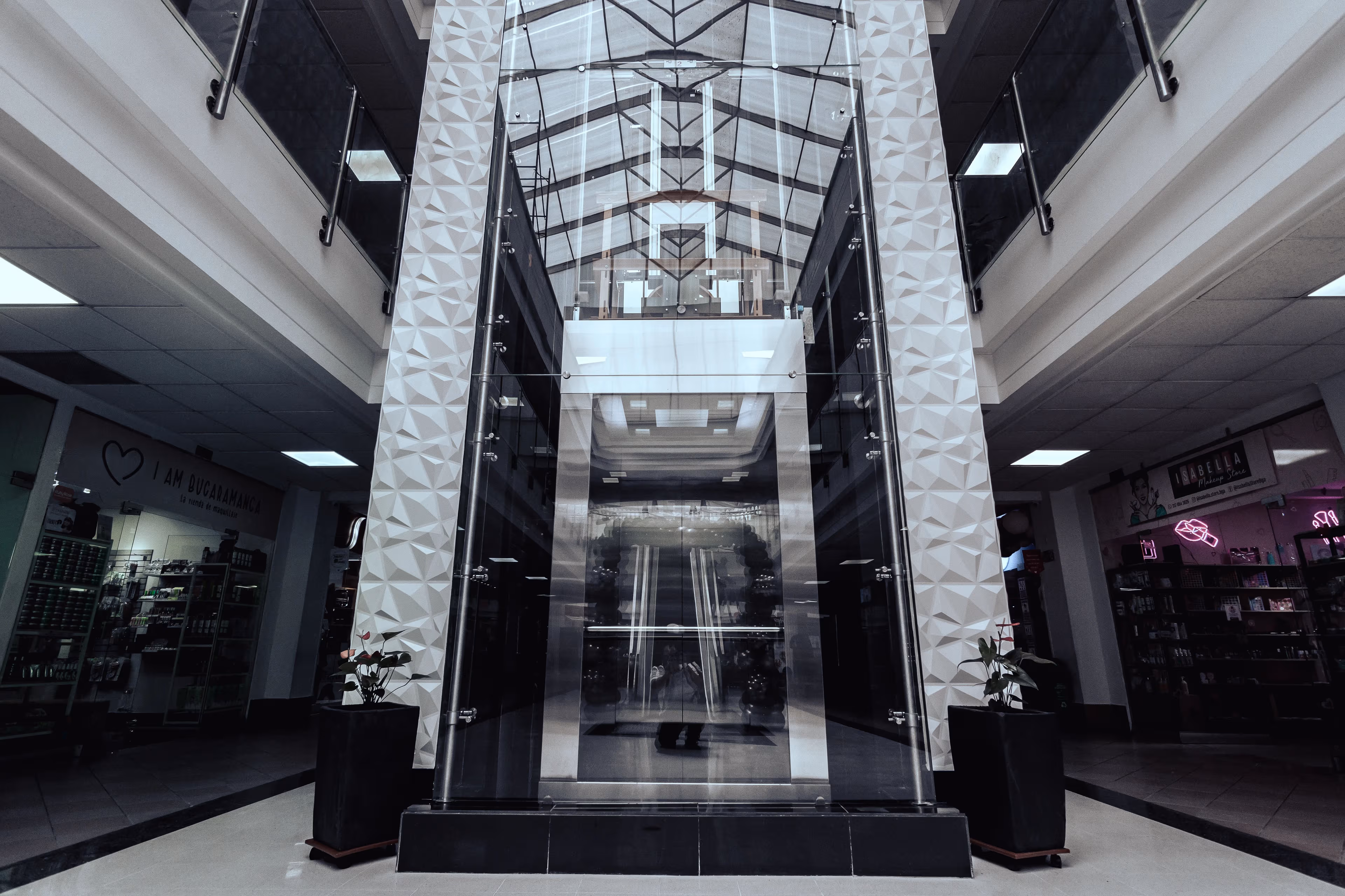 Modern Glass Elevator